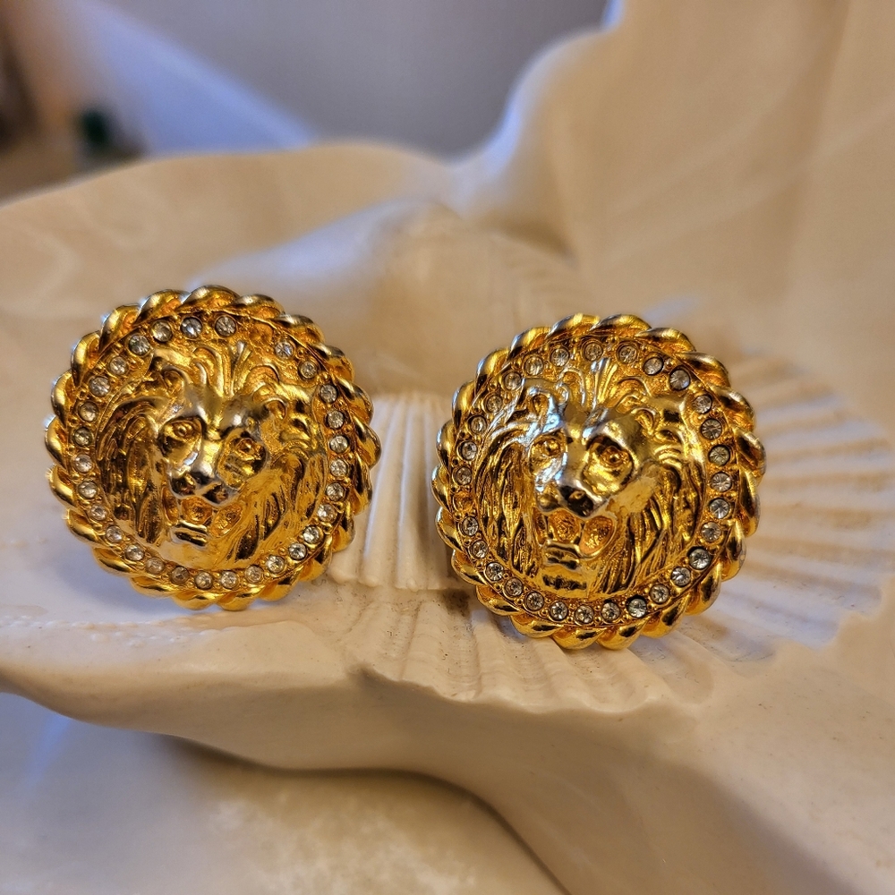 Vintage Lion earrings